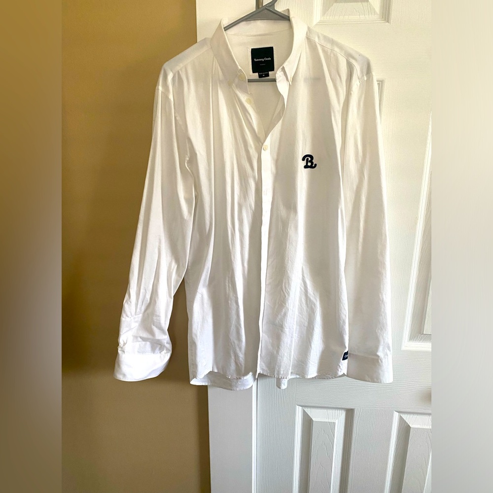 Crisp white button down